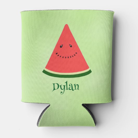 Cute Watermelon Summer Personalized Can Cooler  (Voorkant)