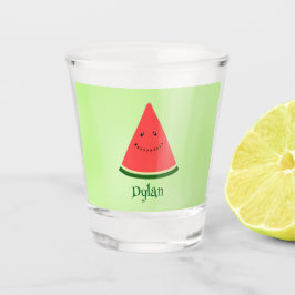 Cute Watermelon Summer Personalized Shot Glass  Glas