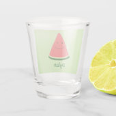 Cute Watermelon Summer Personalized Shot Glass  Shot Glas (Achterkant)