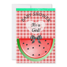Cute Watermelon Thmed Girl's Baby shower