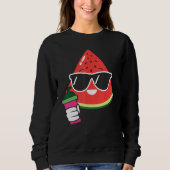 Cute Watermelon Watermelon Frappe   Summer Fruit Trui (Voorkant)