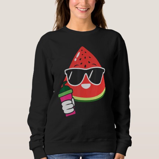 Cute Watermelon Watermelon Frappe   Summer Fruit Trui (Voorkant)
