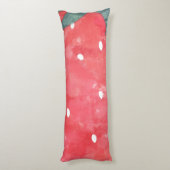 Cute Waterverf Aardbery Lichaamskussen (Achterkant (Verticaal))