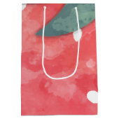 Cute Waterverf Aardbery Medium Cadeauzakje (Achterkant)