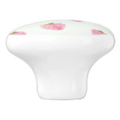 Cute Waterverf Aardbery Pattern Keramische Knop (Zijkant)