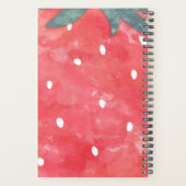 Cute Waterverf Aardbery Planner (Achterkant)