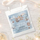 Cute Waterverf Airplane Boy Birthday Party Bedankzakje (Geknipt)