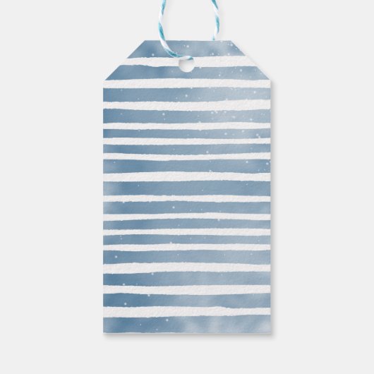 Cute Waterverf Airplane Boy Dank u Cadeaulabel (Achterkant)