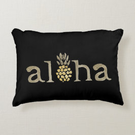 Cute Waterverf Ananas Aloha Accent Pillow Accent Kussen