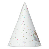 Cute Waterverf Axolotl Birthday Party Feesthoedjes (Links)