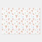 Cute Waterverf Axolotl Birthday Party Inpakpapier Vel (Voorkant 2)