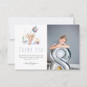 Cute Waterverf Axolotl Hartelijk dank Bedankkaart (Voorkant)