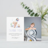 Cute Waterverf Axolotl Hartelijk dank Bedankkaart (Staand voorkant)