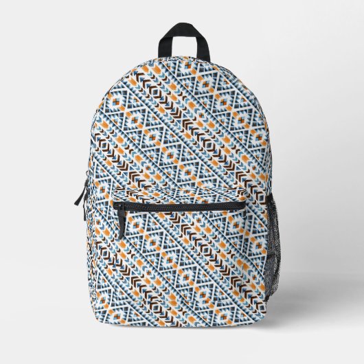 Cute waterverf aztec patroon bedrukte rugzak (Voorkant)