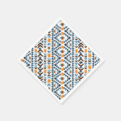 Cute waterverf aztec patroon servet (Hoek)