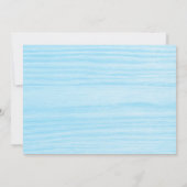 Cute Waterverf Baby Beer Boy Baby shower Kaart (Achterkant)