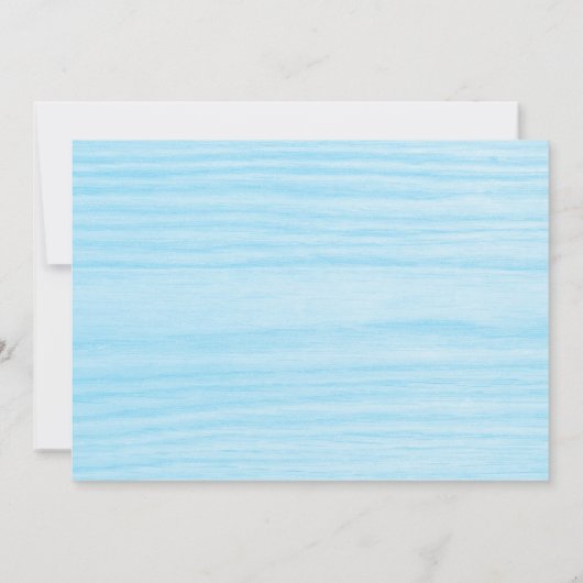 Cute Waterverf Baby Beer Boy Baby shower Kaart (Achterkant)