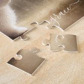 Cute waterverf baby bunny, name legpuzzel (Zijkant)