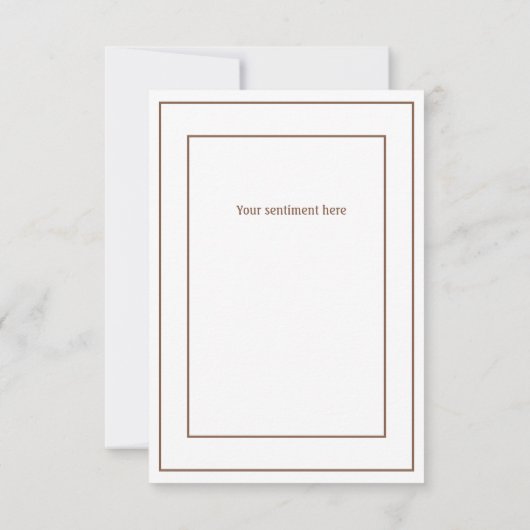 Cute Waterverf Beer Eenvoudig bedankt creditcard (Achterkant)