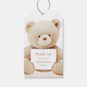 Cute Waterverf Beer Hartelijk dank Cadeaulabel (Voorkant)