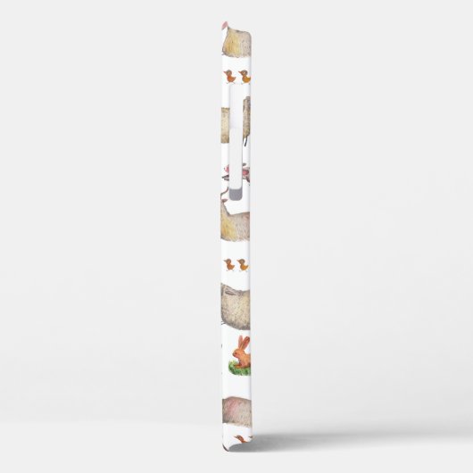 Cute Waterverf Boerderij Barn Animals Patroon Case-Mate iPhone Case (Achterkant / Links)