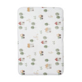 Cute Waterverf Boerderij Patroon Badmat (Voorkant Verticaal)