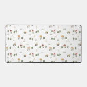 Cute Waterverf Boerderij Patroon Bureaumat (Voorkant)