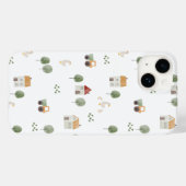 Cute Waterverf Boerderij Patroon Case-Mate iPhone Case (Achterkant (horizontaal))