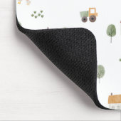 Cute Waterverf Boerderij Patroon Muismat (Hoek)