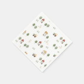 Cute Waterverf Boerderij Patroon Servet (Hoek)