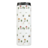 Cute Waterverf Boerderij Patroon Thermosbeker (Achterkant)
