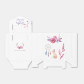 Cute Waterverf Boho Tribal Baby shower Hartelijk d Bedankdoosjes (Uitgevouwen)