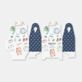 Cute Waterverf Boy Clothes BOY Baby shower Bedankdoosjes (Uitgevouwen)