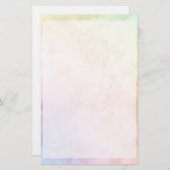 Cute Waterverf Briefpapier (Voorkant / Achterkant)