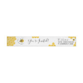 Cute Waterverf Bumble Bee and Honeycomb Air Mail (Individueel)