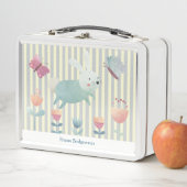  Cute waterverf Bunny & flower    (In situ)