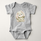 Cute Waterverf Bunny Rabbit Pet Boerderij Animal Romper