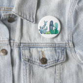 Cute Waterverf Cactus Button (In situ)