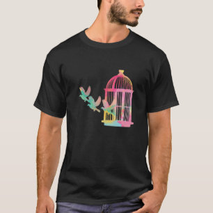 Cute Waterverf Cage T-shirt