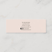 Cute waterverf camera mini visitekaartje (Achterkant)