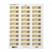 Cute Waterverf Chipmunk Animal Wildlife Natuur Etiket (Full Sheet)