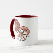 Cute Waterverf Chocolate Glazed Sprinkles Donut Mok (Voorkant links)