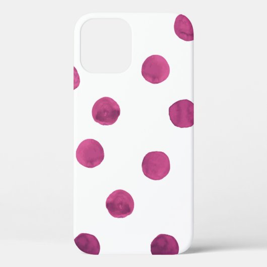 Cute Waterverf cirkels. Art Rounds Texture. Kleur Case-Mate iPhone Case (Achterkant)