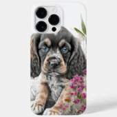 CUTE WATERVERF COCKER SPANIEL PUPPY DOG Case-Mate iPhone CASE (Achterkant)