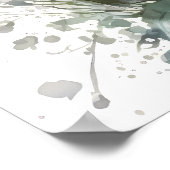 Cute Waterverf Cute Owl Woodland Nursery Poster (Hoek)