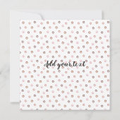 Cute Waterverf dachshund is een sterke kalligrafie Kaart (Achterkant)