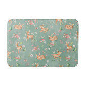 Cute Waterverf Deer Patroon Badmat (Voorkant)