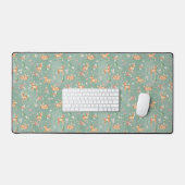 Cute Waterverf Deer Patroon Bureaumat (Keyboard & Muis)