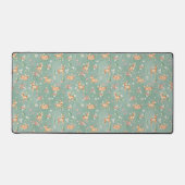 Cute Waterverf Deer Patroon Bureaumat (Voorkant)