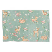 Cute Waterverf Deer Patroon Kussensloop (Voorkant)